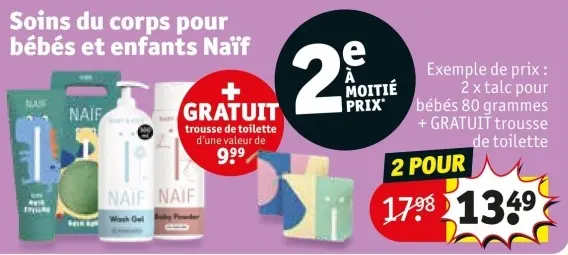 Offre: Soins du corps pour bébés et enfants