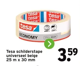 Aanbieding: Tesa schilderstape universeel beige