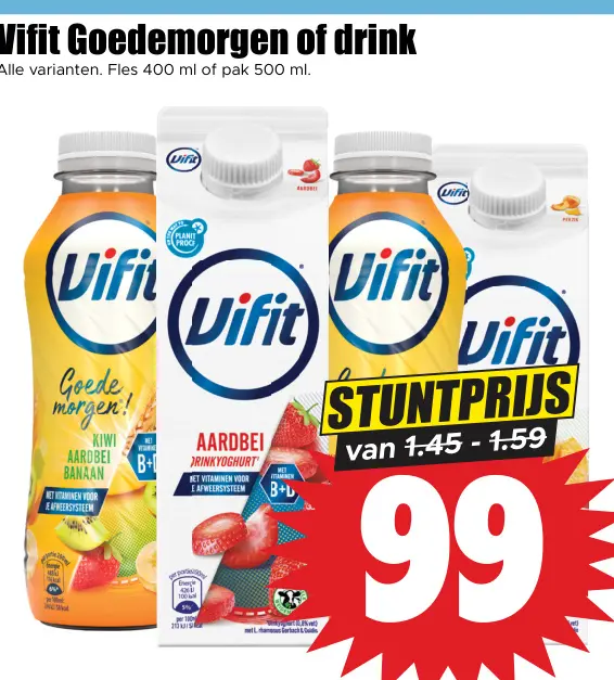 Aanbieding: Goedemorgen of drink