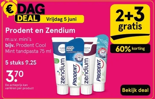Aanbieding: Prodent en Zendium