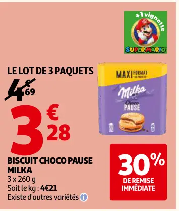 Offre: Biscuit choco pause