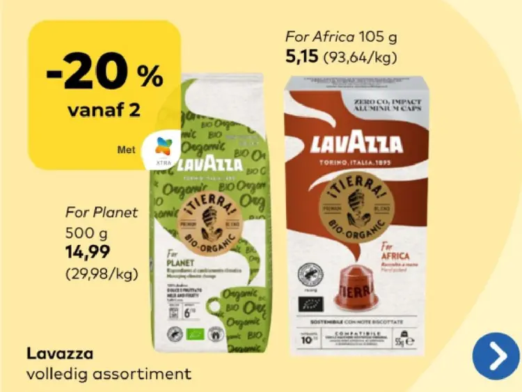 Promotie: Lavazza koffie