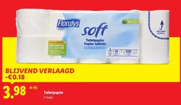 Aanbieding: Floralys soft Toiletpapier
