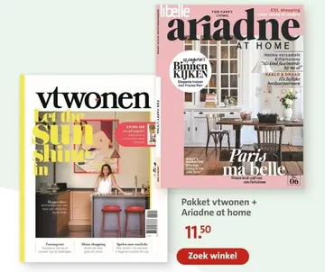 Aanbieding: Pakket vtwonen + Ariadne at home