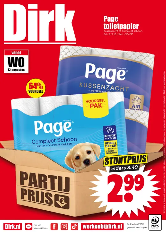 Aanbieding: Toiletpapier