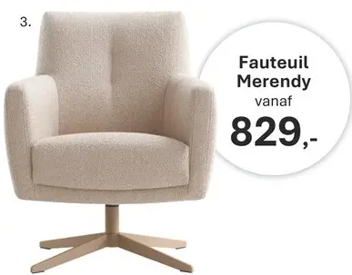 Aanbieding: Fauteuil Merendy