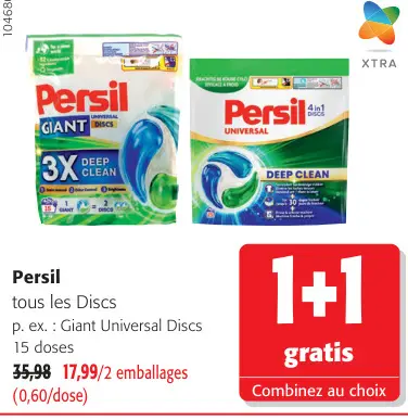 Offre: Persil tous les Discs