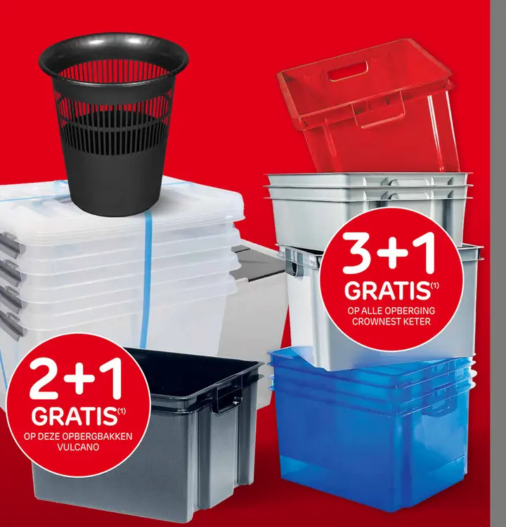 Aanbieding: Opbergbakken