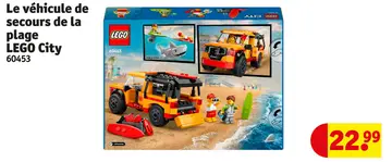Offre: Le véhicule de secours de la plage LEGO City