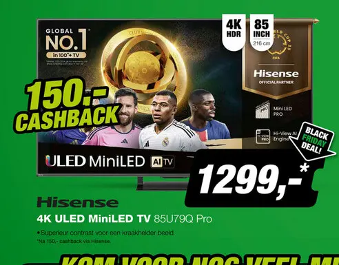 Aanbieding: 4K ULED MiniLED TV 85U79Q Pro