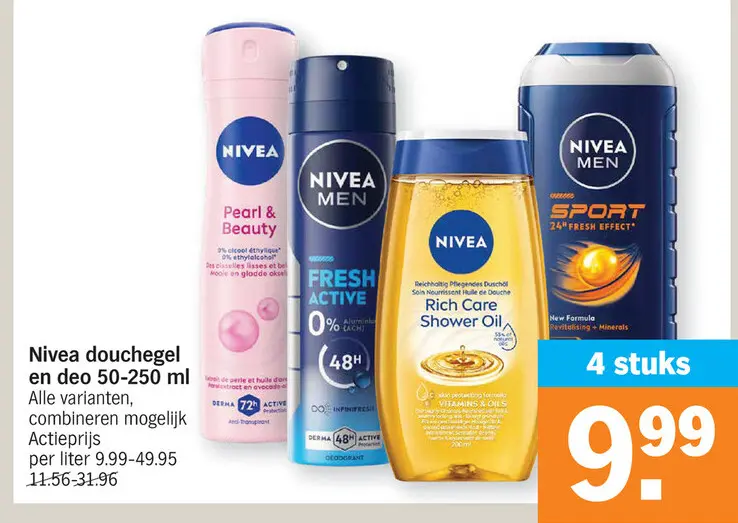 Promotie: Nivea douchegel en deo