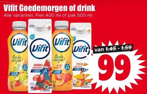 Aanbieding: Goedemorgen of drink
