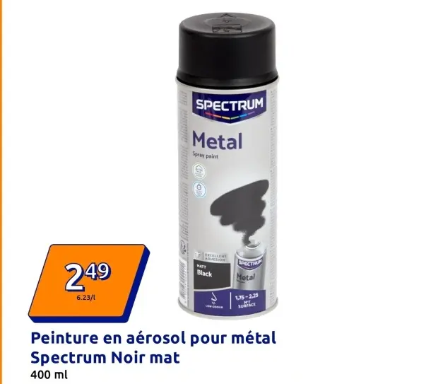 Offre: Peinture en aérosol pour métal
