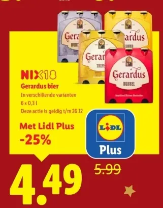 Aanbieding: Gerardus bier