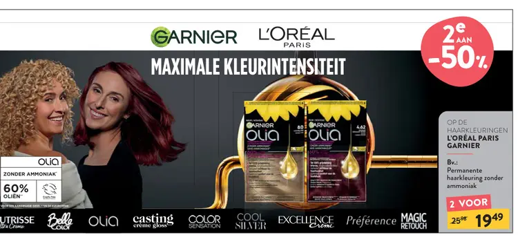 Promotie: Permanente haarkleuring zonder ammoniak