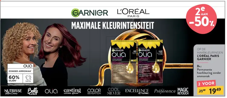 Promotie: Permanente haarkleuring zonder ammoniak