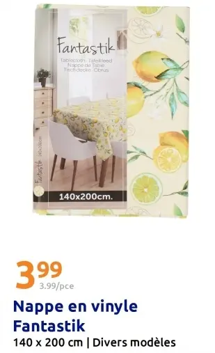 Offre: Nappe en vinyle
