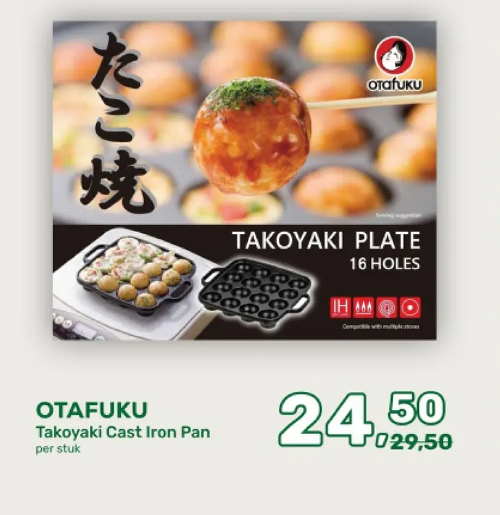 Aanbieding: Takoyaki Cast Iron Pan