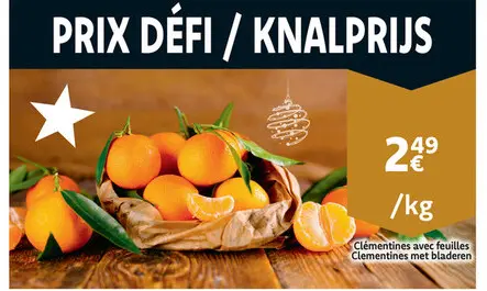 Promotie: Clémentines