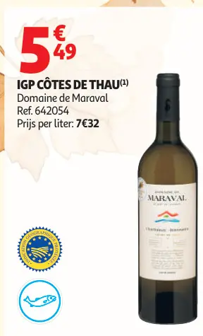 Promotie: Domaine de Maraval Igp Côtes De Thau