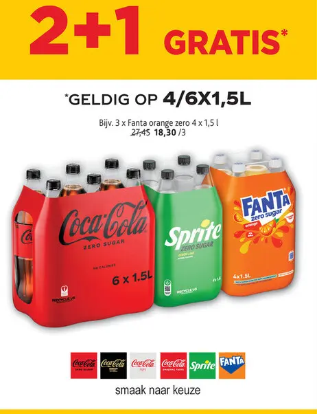 Promotie: Coca-Cola, Sprite, Fanta