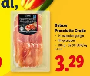 Promotie: Deluxe Prosciutto Crudo