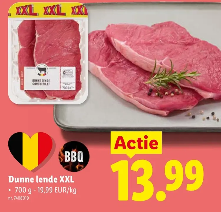 Promotie: Dunne lende XXL