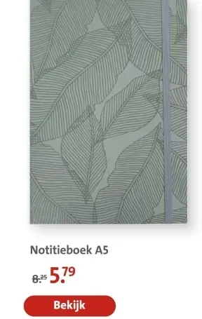 Aanbieding: Notitieboek A5