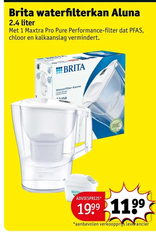 Promotie: Waterfilterkan Aluna