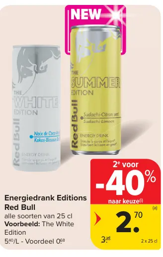 Promotie: Energiedrank Editions