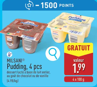 Offre: Pudding
