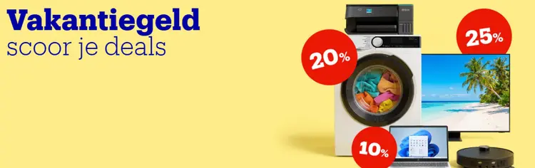 Promotie: Vakantiegeld scoor je deals