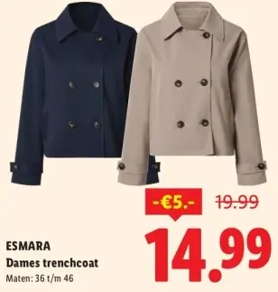 Aanbieding: Dames trenchcoat
