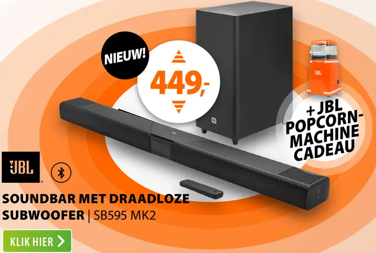 Aanbieding: Soundbar met draadloze subwoofer | SB595 MK2