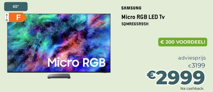 Promotie: Micro RGB LED Tv
