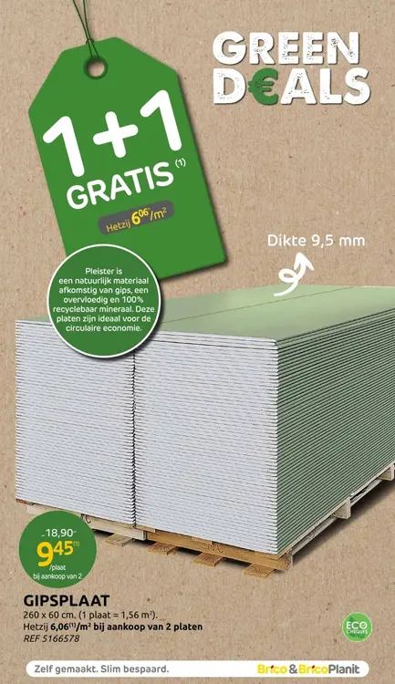 Aanbieding: Gipsplaat