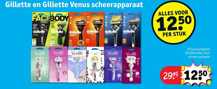 Aanbieding: Gillette en Gillette Venus scheerapparaat
