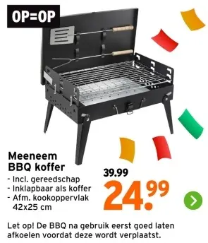 Aanbieding: Meeneem BBQ koffer