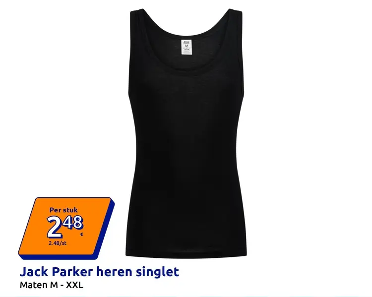 Aanbieding: Jack Parker heren singlet