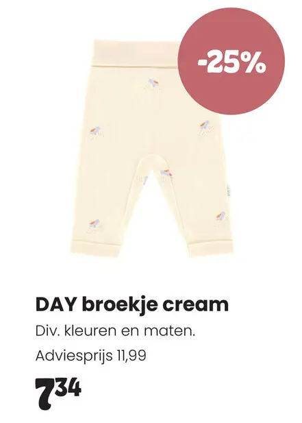 Aanbieding: DAY broekje cream