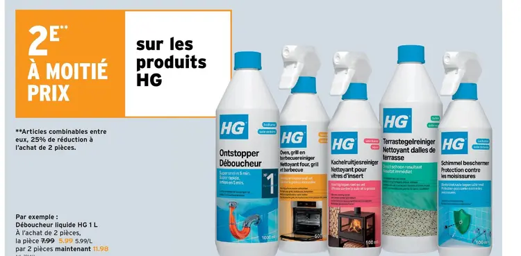 Offre: Déboucheur liquide HG