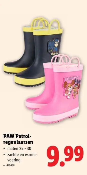 Promotie: PAW Patrol-regenlaarzen