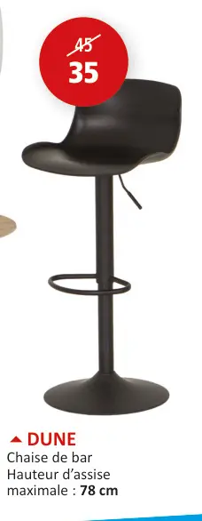 Offre: Dune chairse de bar