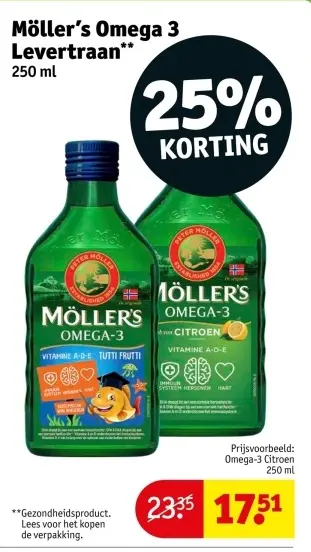 Aanbieding: Möller's Omega 3 Levertraan