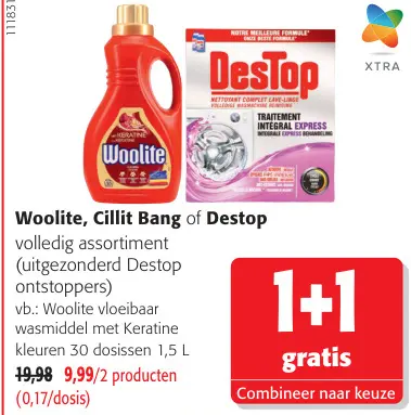 Promotie: Woolite, Cillit Bang of Destop