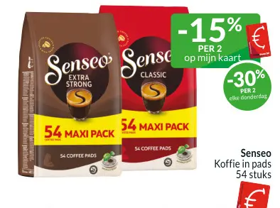 Promotie: Koffie in pads