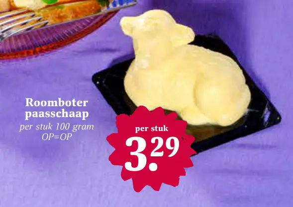 Aanbieding: Roomboter paasschaap