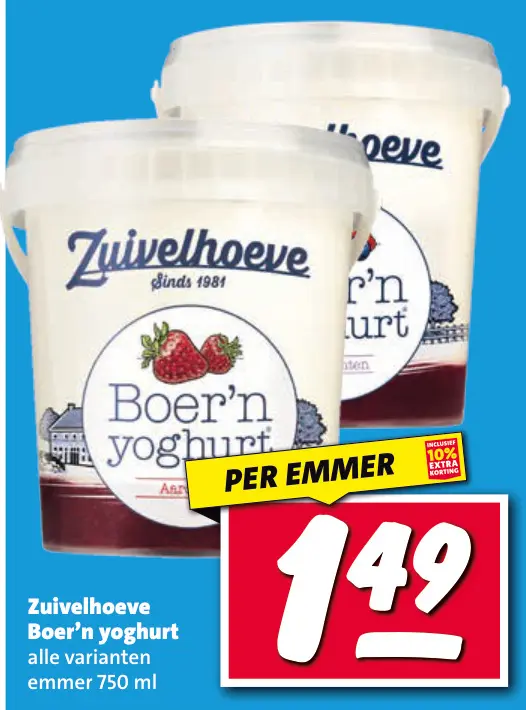 Aanbieding: Boer'n yoghurt