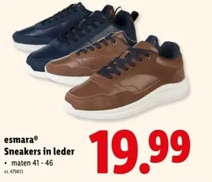 Promotie: Sneakers in leder