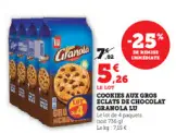 Aanbieding: Cookies aux gros eclats de chocolat Granola L
